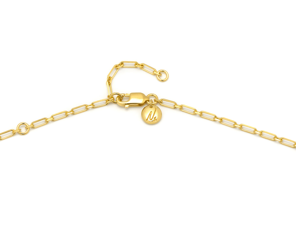 
                  
                    Loved Chain Bunting Necklace Yellow Gold
                  
                